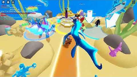 Crafting A Rainbow Nuclear Shark in Clicker Sim