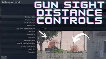 War Thunder - How to set gun sight range controls #shorts