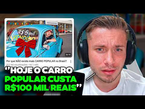 O QUE ACONTECEU COM O "CARRO POPULAR" NO BRASIL? | Cortes do Samuel Baum