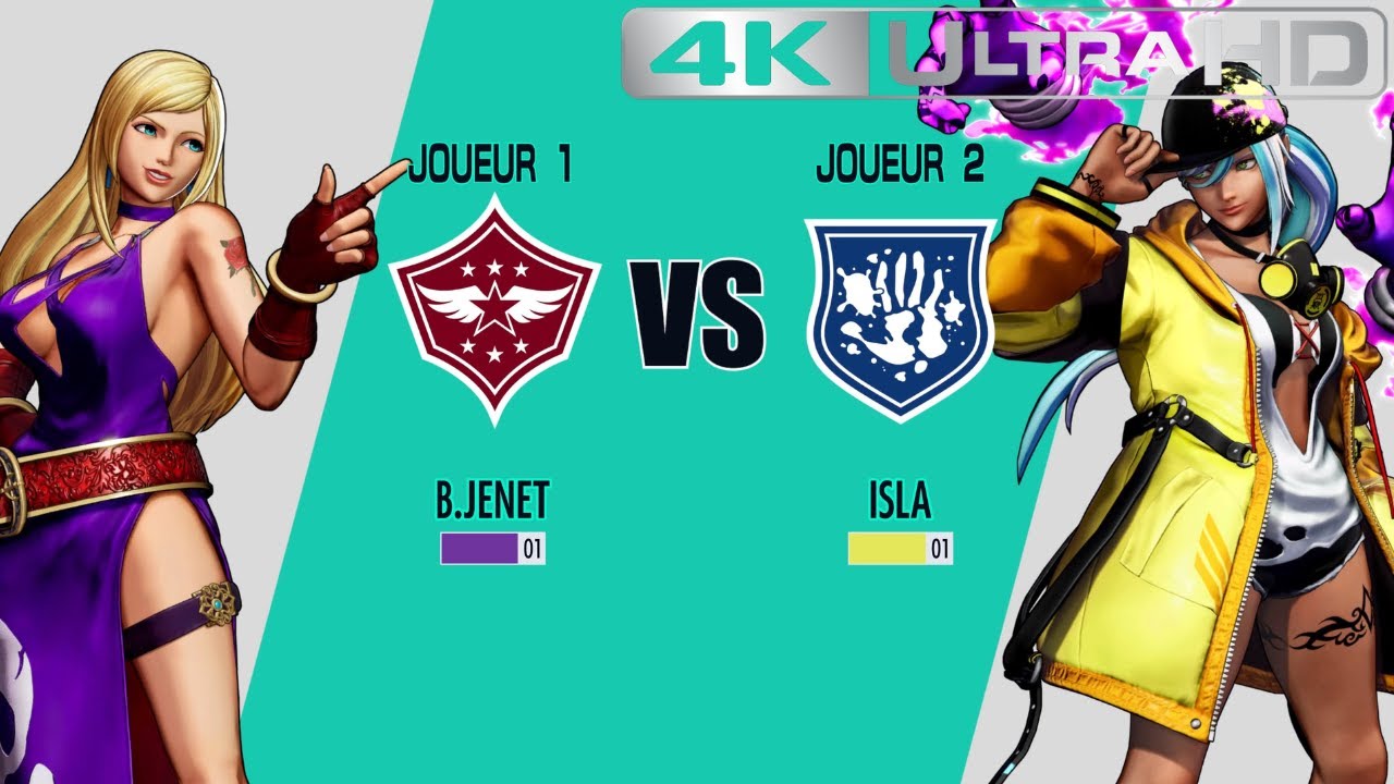 THE KING OF FIGHTERS XV : B.Jenet VS Isla Gameplay [4K] - YouTube