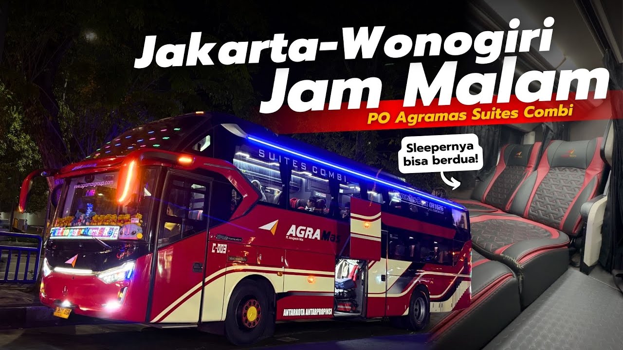 Berangkat SEPULANG JAM KANTOR dari TENGAH KOTA ‼️ Trip Agramas Suites Combi Jakarta - Solo/Wonogiri
