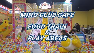 Ultimate Kids Fun at Mino Club Cafe! 🚂 Food Train, Slides & Ball Pits Ultimate Kids Fun at Mino Club Cafe! 🚂 Food Train, Slides & Ball Pits