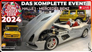 Live | 2024 Techno Classica | Halle 1 Komplett / Mercedes-Benz Slr Club #Technoclassica