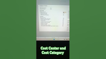 How to use Cost Center and Cost Category in tallyprime #costcenter #shorts #education  #trending
