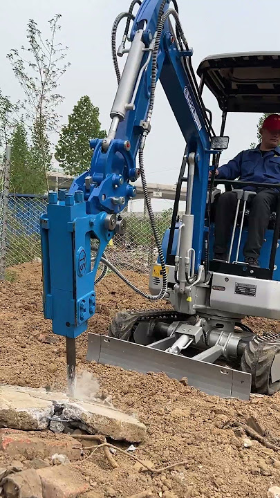 1ton mini excavator with breaker