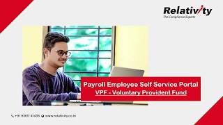 Voluntary Provident Fund - Payroll ESS Portal