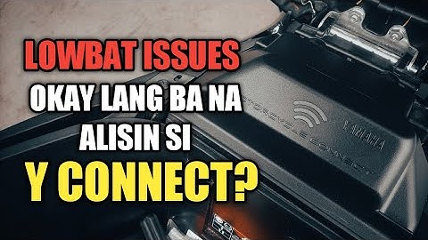 Y CONNECT ISSUES | LOW BATTERY | DRAINED | YAMAHA AEROX V2 | Okay lang ba alisin ang Y connect ?