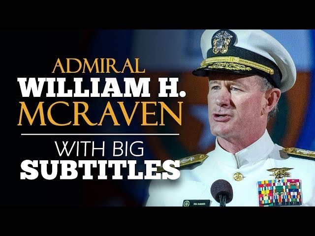 Admiral William H. McRaven, USN
