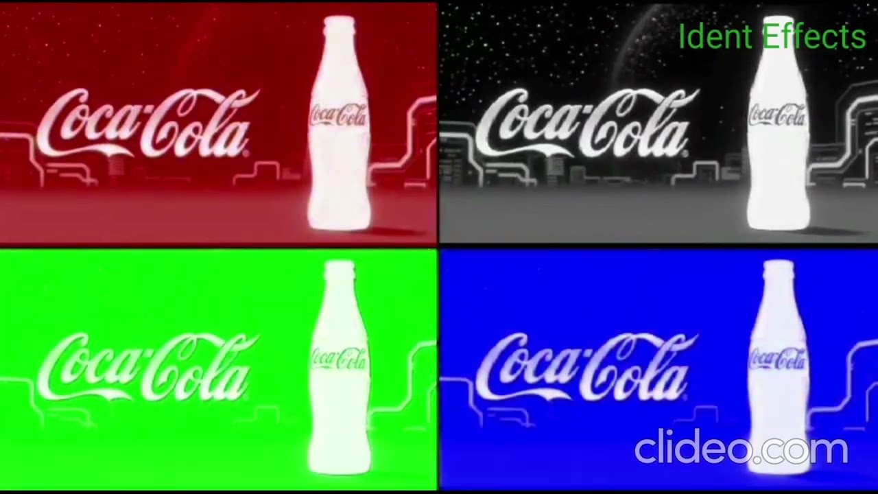 Coca Cola Neon Suger Pop Logo Ident Effects Clideo Reversed