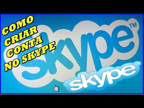 Vídeo: Como Abrir Uma Conta Skype