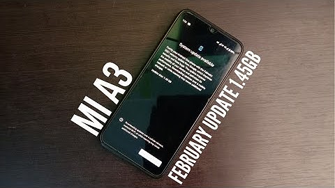 Mi A3 February 1.45GB Update 2021 Review 😲