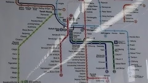 Jaringan LRT KRL MRT dan Kereta Bandara Sukarno Hatta ..sekitar #Jakarta .. seperti SARANG Laba-Laba