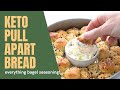 Keto Everything Bagel Pull Apart Bread