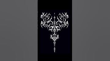 L007 | Vertical Symmetry Pattern #digitaldrawing #procreatedigitalart   #procreate