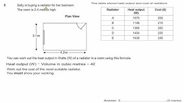 GCSE Maths revision Exam paper practice volume in context
