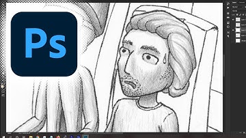 Isolating lineart in Photoshop