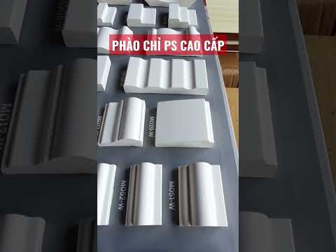 Video Phào chỉ nhựa ps cao cấp, ốp tường, ốp trần, phụ kiện... - youtube