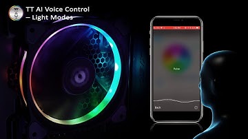 Thermaltake Riing Plus 12/14 LED RGB Radiator Fan TT Premium Edition TT AI Voice Control Demo