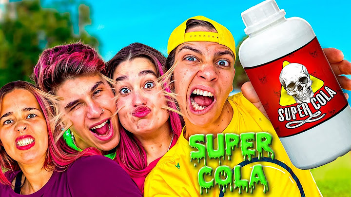 TESTEI A COLA MAIS POTENTE DO MUNDO *Me colei no teto ?