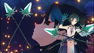 Primordial Jade Winged Spear Cosplay DIY Genshin Impact #genshinimpact