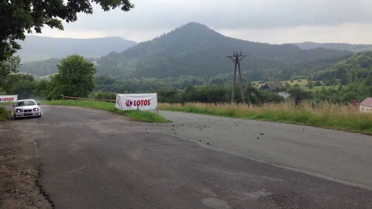 28 Rajd Karkonoski, BMW M3 , Wiśniewski/Zubik.