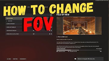 Call of Duty Vanguard: How to Change FOV
