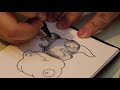 Dinosaur Drawing with Molotow Blackliners by Bobby