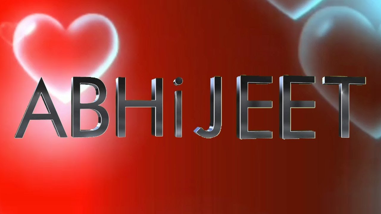 Preview of Special Smileys 3D name for abhijeet