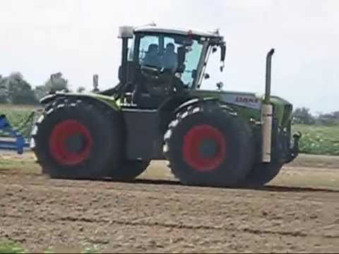 claas xerion 3300 trac vc e lemken rubin 9