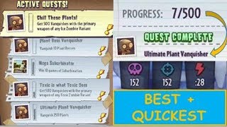 BEST + FASTEST WAY TO COMPLETE EPIC QUESTS - Plants vs. Zombies Garden Warfare 2