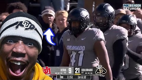 WE ON TV!! Utah Utes vs. No. 17 Colorado Buffaloes Highlights | FOX College Football