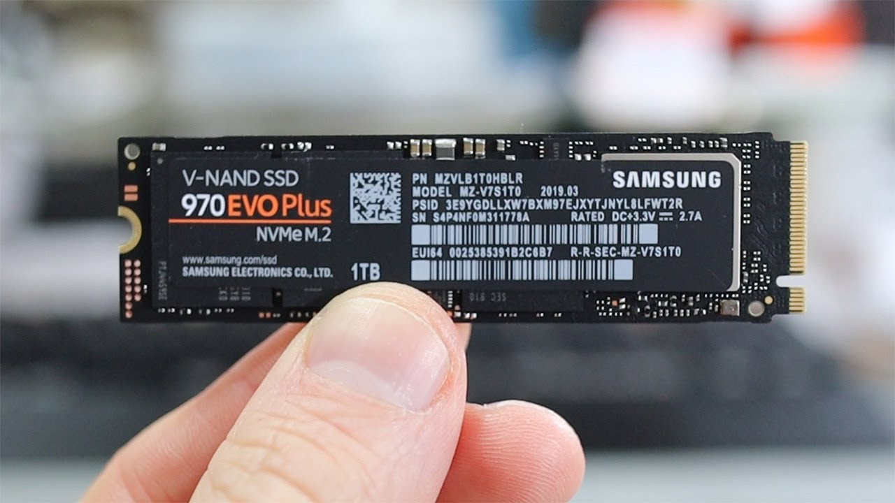 extremely rainfall stroke Samsung 970 Evo Plus - A Super Fast NVMe SSD - YouTube
