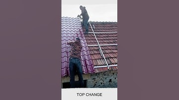 Roof zinc installation process- Good tools and machinery make work easy 5