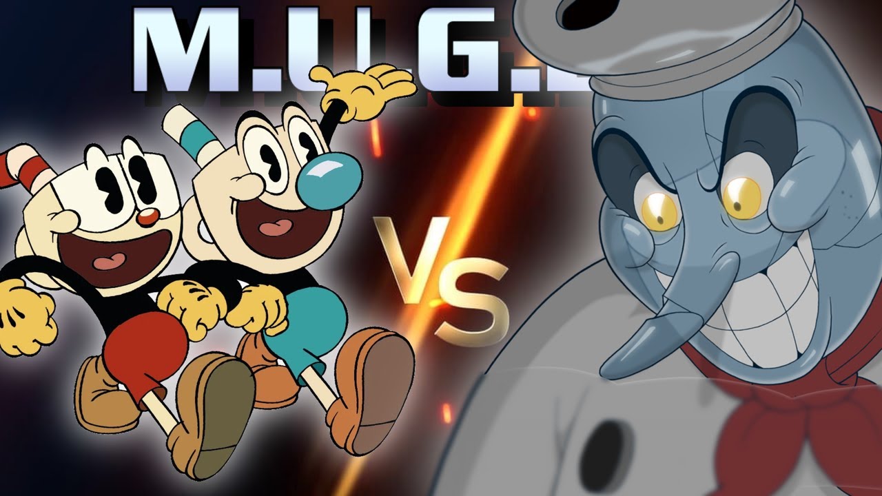 Cuphead and Mugman vs Chef Saltbaker - Mugen Battle