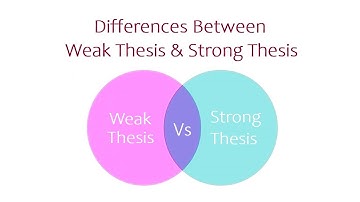 Differences Between Weak Thesis and Strong Thesis | BS, MS and PhD