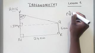 Lesson 1 of 3 TRIGONOMETRY [trigonometry ratios,  Pythagoras Theorem]