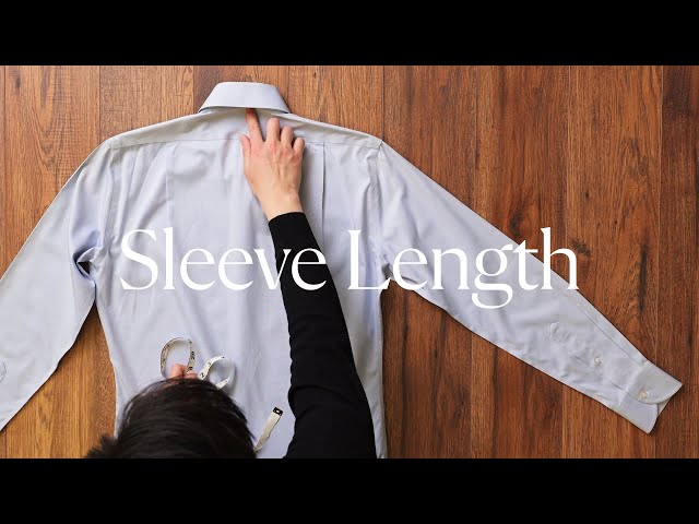 How To Measure Your Shirt: Sleeve Length 