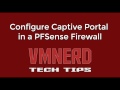 How to configure Captive Portal on PFSense Firewall