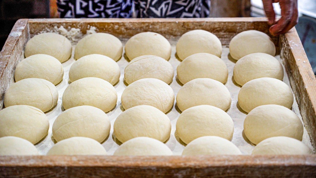 50 лет традиционным китайским пельменям! воздушный шар в печи ручной работы, яичный хлеб и манду