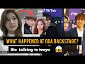 What happened at GDA 2020 backstage? BTS talking to tzuyu
