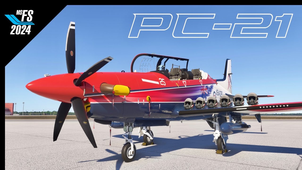 MSFS2024 | PC-21 Flight Training | Columbus AFB | ChasePlane | NVIDIA 4090 Super 