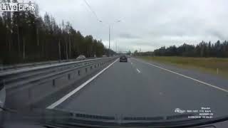 Close call with a truck