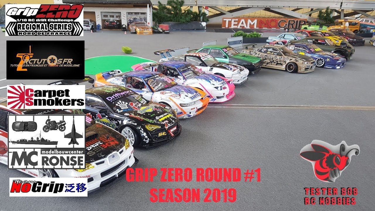 RWD RC DRIFT - GRIP ZERO Round 1 - Season 2019 - TESTER BOB #12