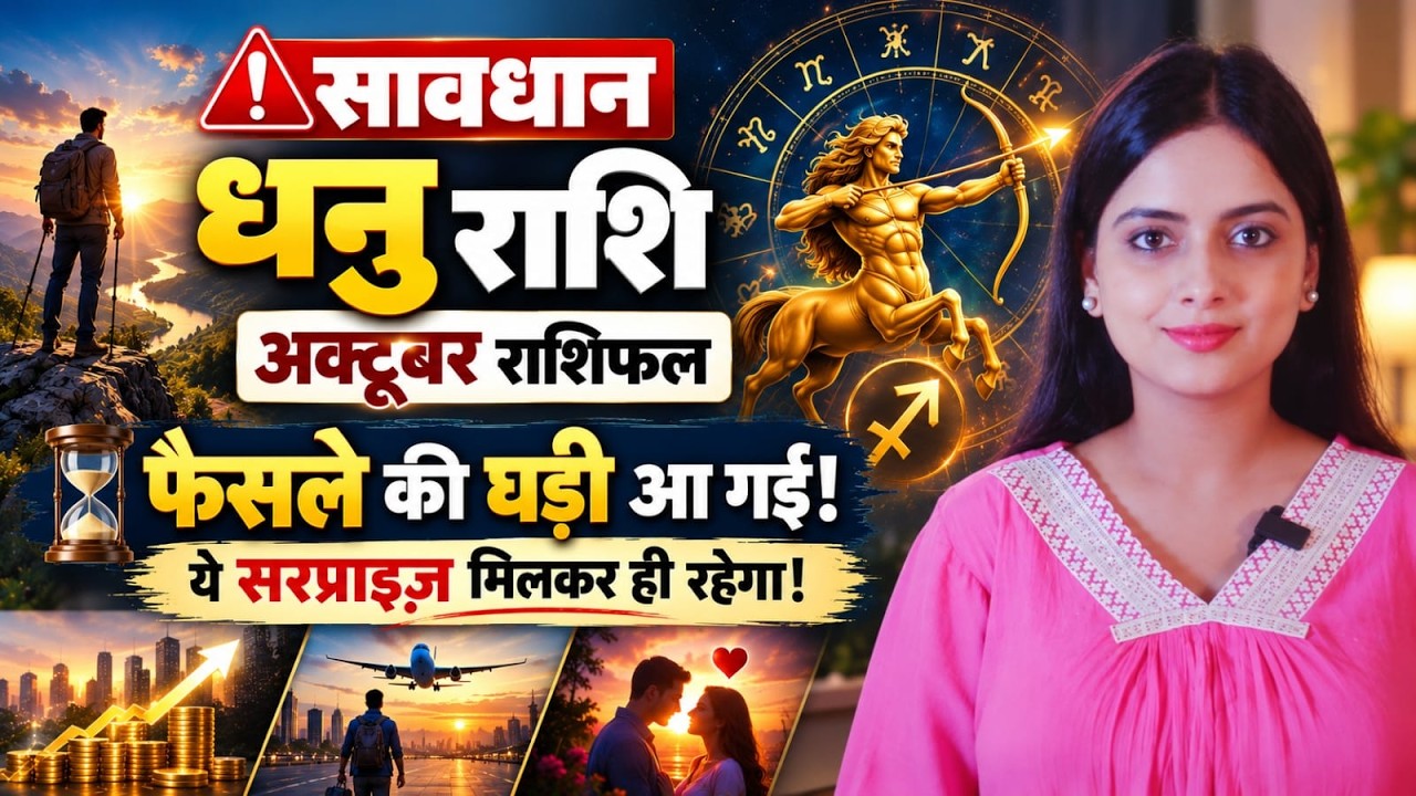 Dhanu Rashi October Rashifal | धनु राशि अक्टूबर राशिफल #astrology #dhanurashi #sagittarius #rashifal