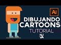 Como Dibujar Cartoons en Adobe Illustrator Tutorial