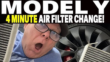 EASY Tesla Model Y Cabin Air Filter Change in 4 Minutes!