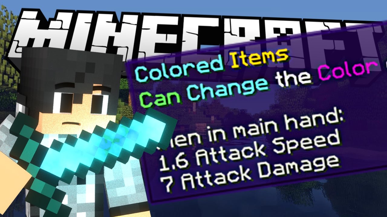 How To Get Colored Item Names Lores In Minecraft 1 11 2 1 12