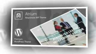 Atrium Responsive One Page WordPress Theme - Video ServerThemes.Net