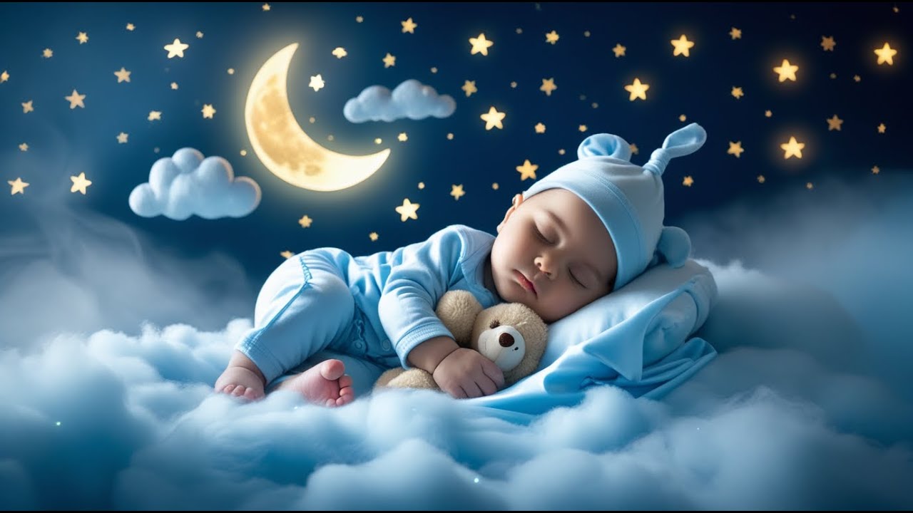 Relaxing Instrumental Music for Babies 🌌 Gentle Night Music for Baby Rest