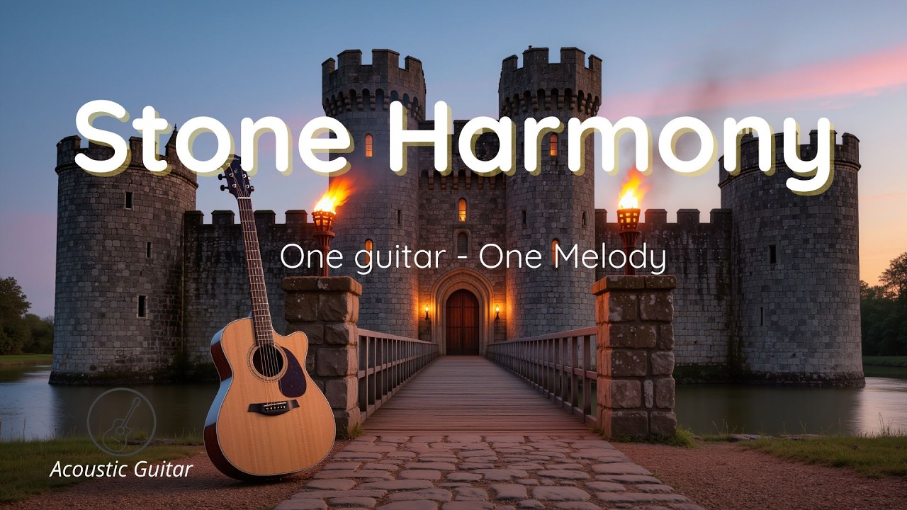 Stone Harmony – Calm Acoustic Guitar at Dusk
